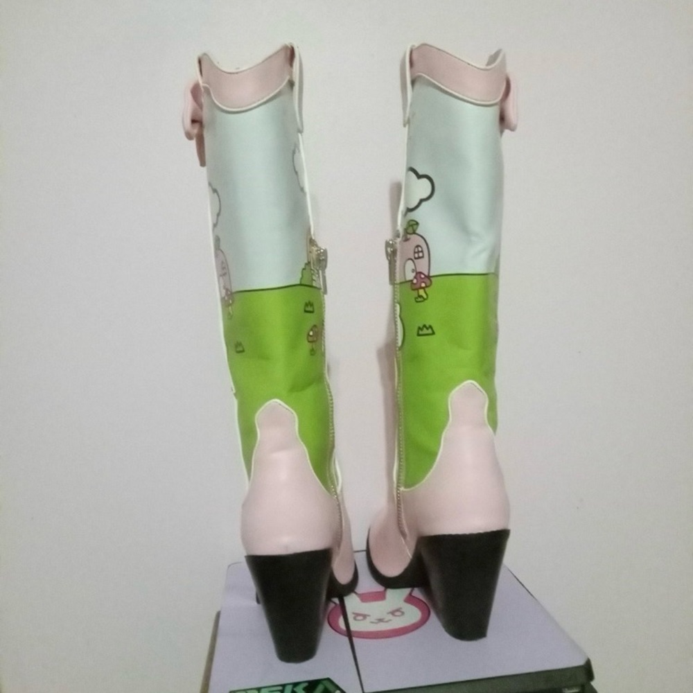 Dolls Kill x Hello Kitty Paradise Cowboy Boots - Picture 4 of 12